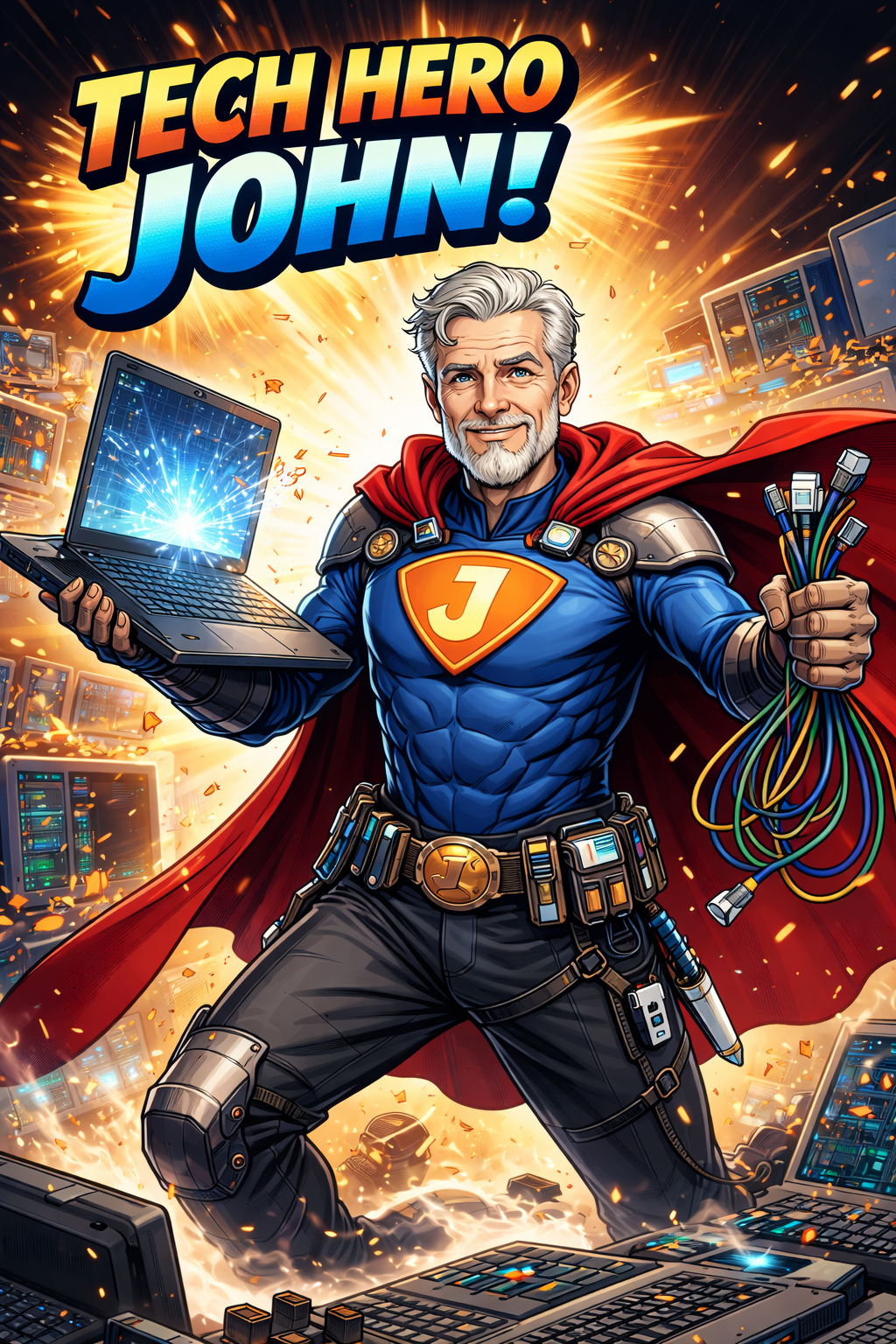 Tech Hero John saves the day